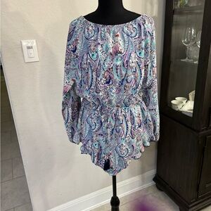 Paisley Print Women's Top